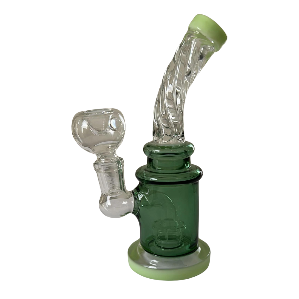 5 INCHES BENT SPIRAL WATER PIPE ASSORTED COLORS