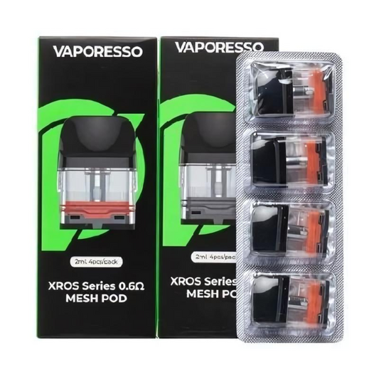 VAPORESSO XROS SERIES 2ML REFILLABLE REPLACEMENT PODS - PACK OF 4