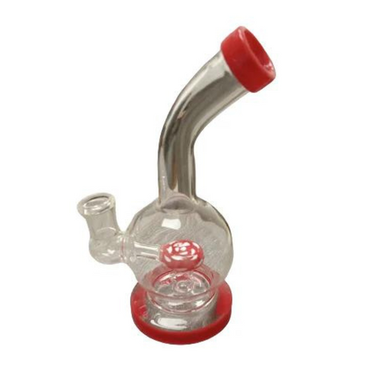 6 INCHES COLOR RIM BALL BASE WATER PIPE ASSORTED (WP28)