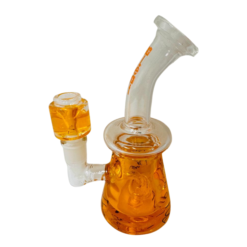 6.5 INCHES ALEAF FROZEN BONG - FREEZABLE GLYCERIN BONG ASSORTED COLORS (WP137)