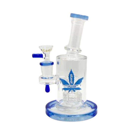 7.5 INCHES ALEAF CHANDELIER WITH MATRIX PERCOLATOR WATER PIPE ASSORTED COLORS (WP129)