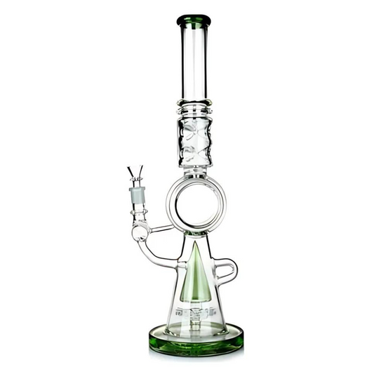 17 INCHES ALEAF RECYCLER WATER PIPE ASSORTED COLORS (WP123)