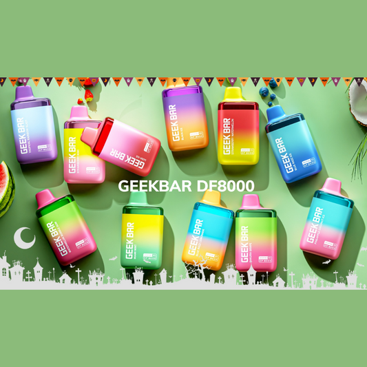 GEEK BAR DF8000 PUFFS DISPOSABLE - DISPLAY OF 10