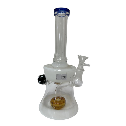8 INCHES GLASS WATER PIPE ASSORTED COLORS (WP25)