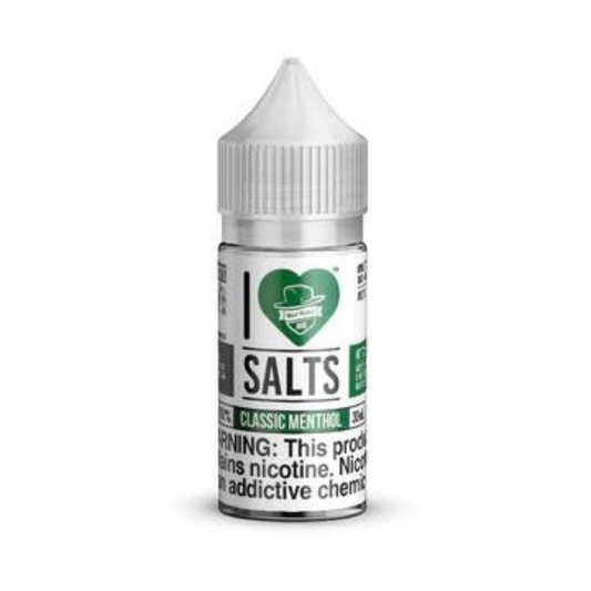 I LOVE SALTS SALT NICOTINE E-JUICE | CLASSIC MENTHOL- 30ML