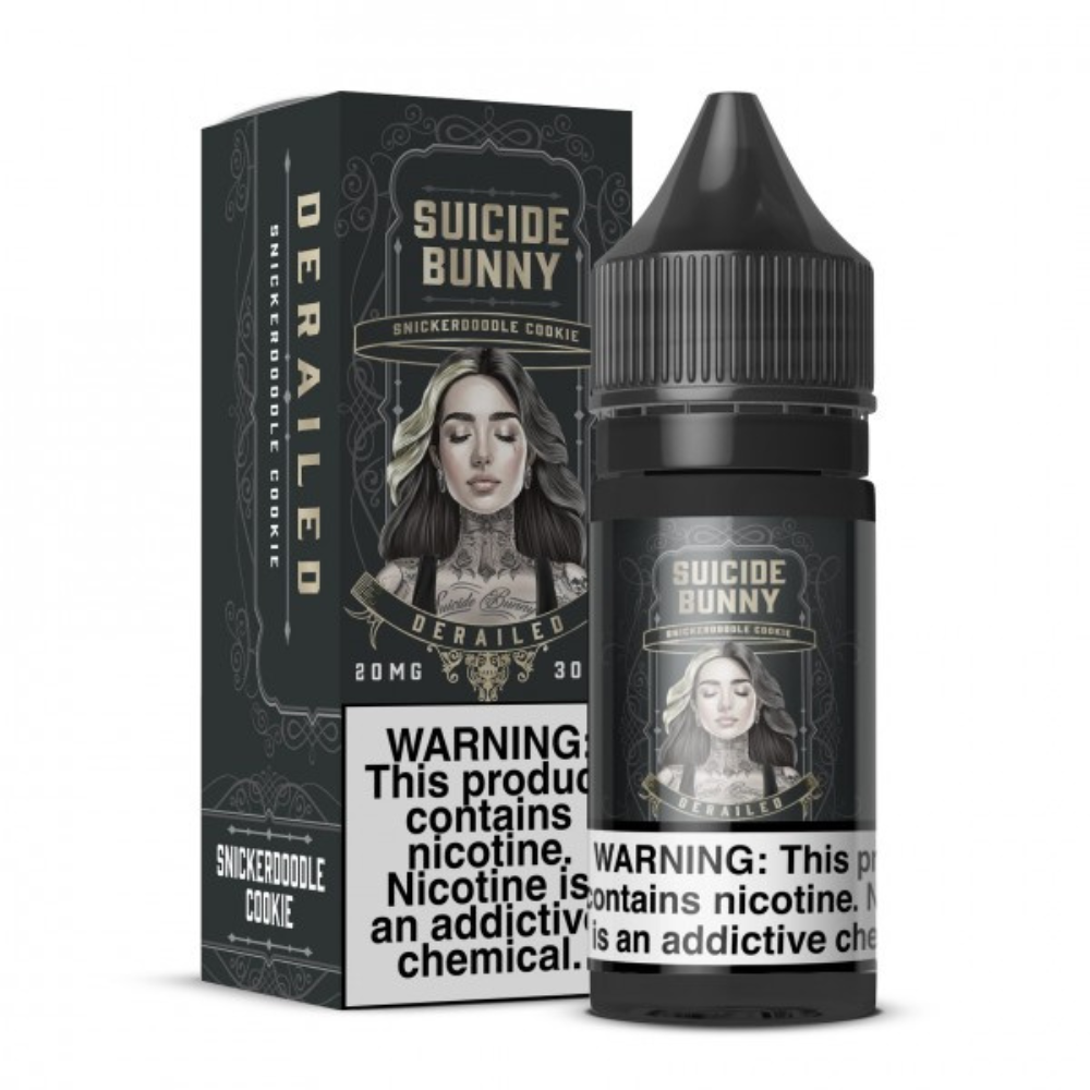 SUICIDE BUNNY DERAILED NICOTINE E-JUICE| SNICKERDOODLE COOKIE- 30ML