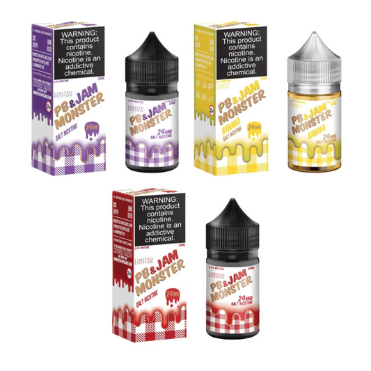 PB AND JAM MONSTER SALT NICOTINE E-JUICE 30ML