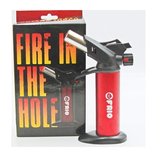 FRIO BLACK FIRE IN THE HOLE BUTANE FUEL LIGHTER