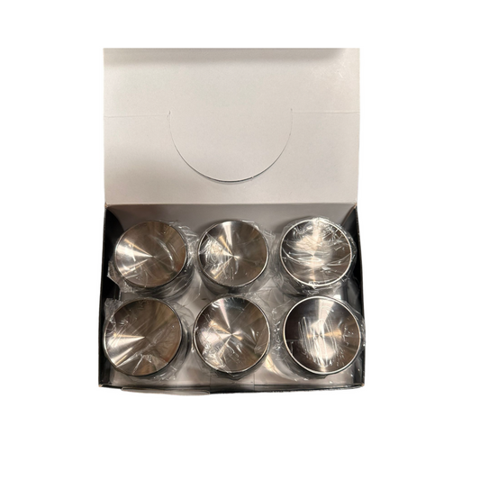 4 PART SILVER PLATED 2.5 INCHES GRINDER