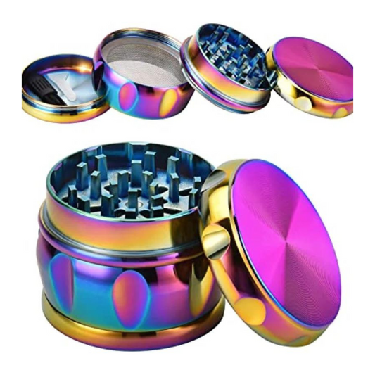 4 PIECE RAINBOW 2.5 INCHES GRINDER G4