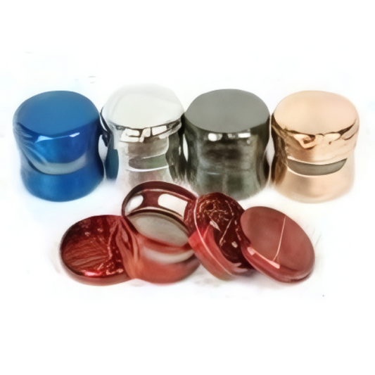 PREMIUM TITANIUM METAL GRINDER WITH WINDOW, 4 PART (2.5 X 2.5 INCHES) - PACK OF 6 (G36)