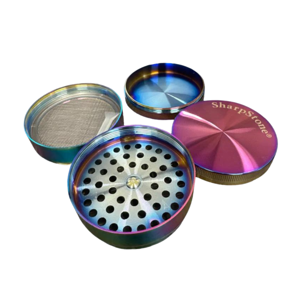 SHARPSTONE 2.5 INCHES RAINBOW GRINDER WITH SCREEN 3368 (63MM)