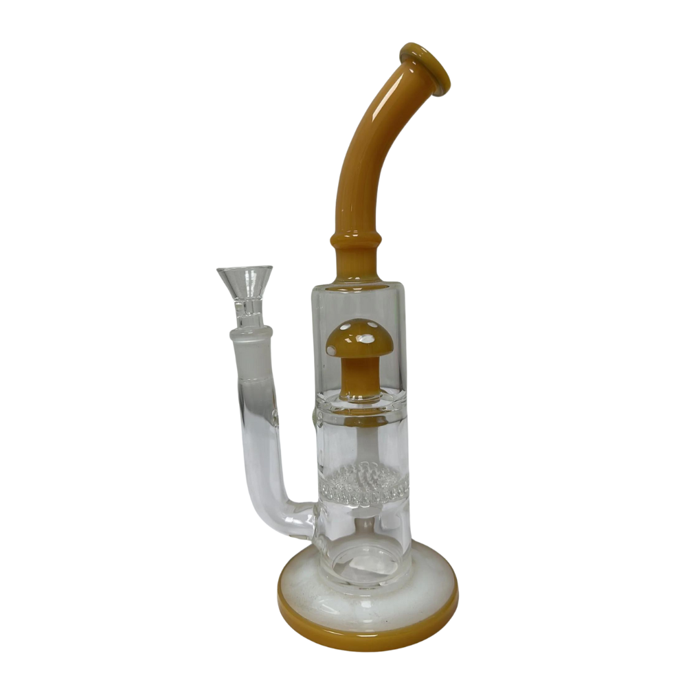 9 INCHES KANDY BENT HONEYCOMB WATER PIPE (WP101)